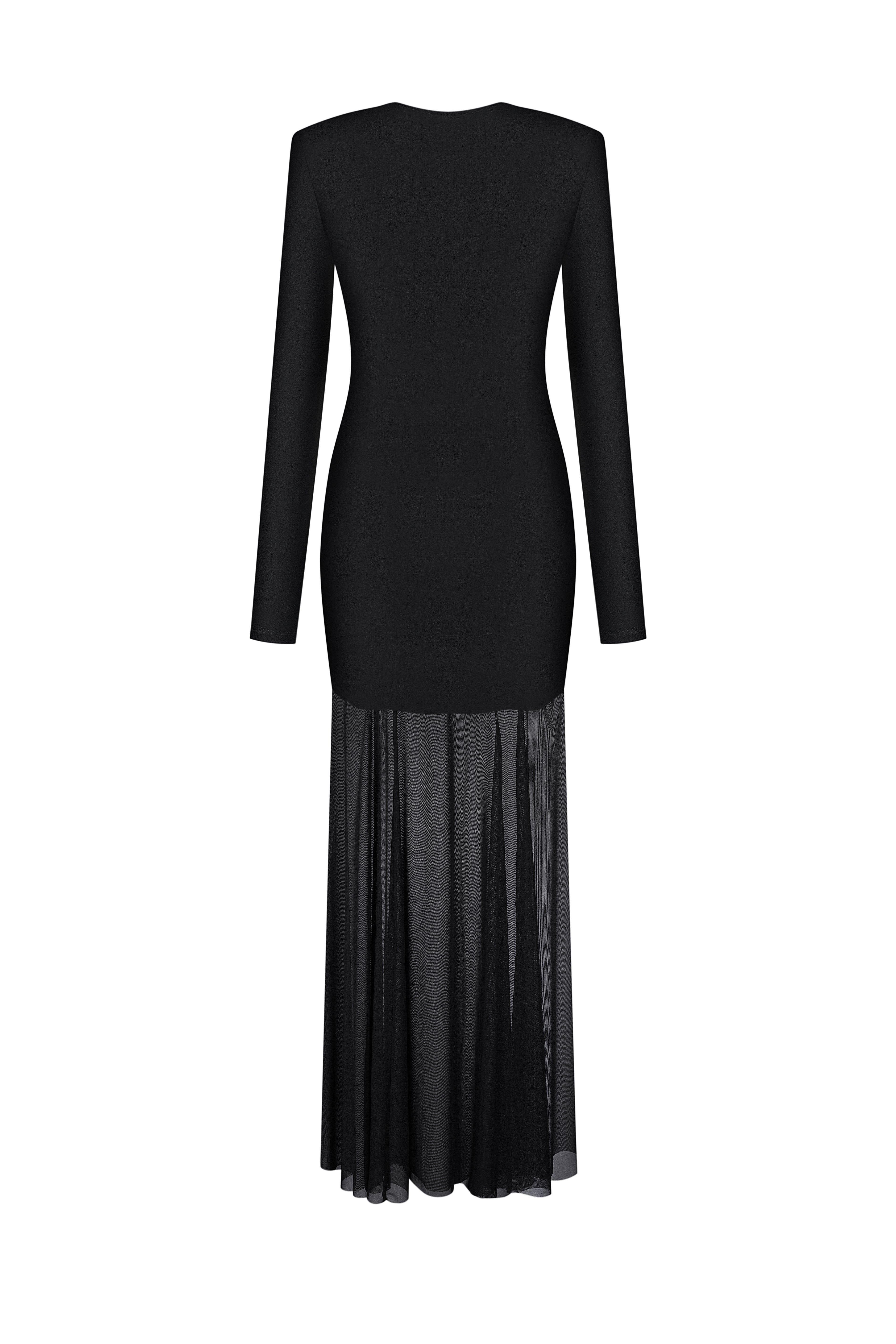 Cукня з трояндою в чорному