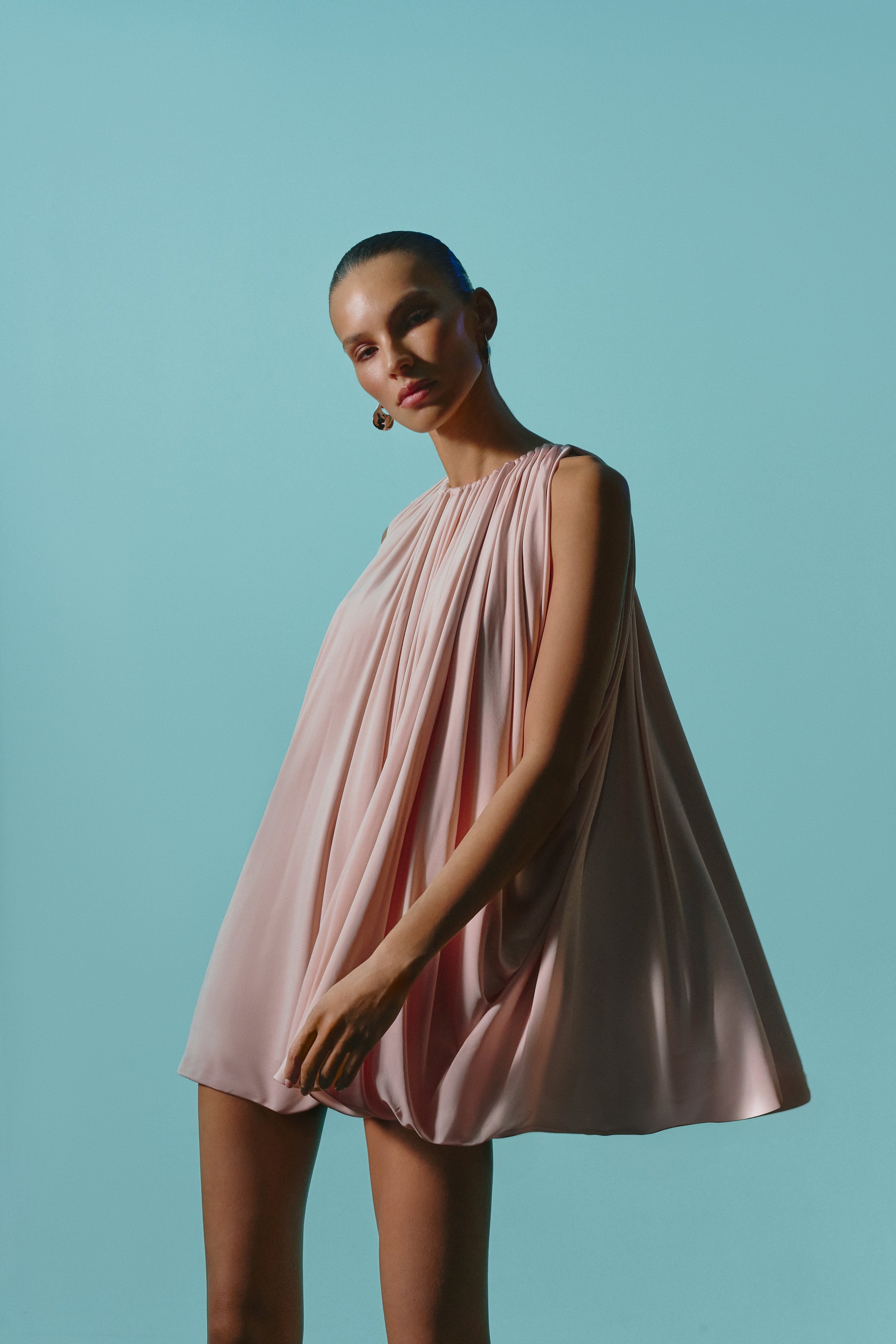 Сукня міні балон